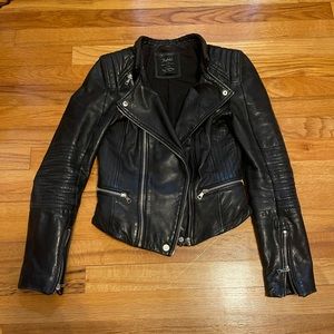 Zara Leather Jacket 100% authentic leather